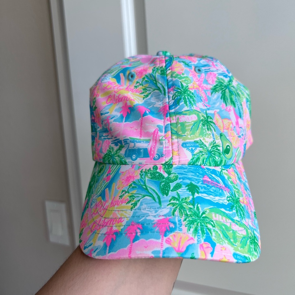 LILLY PULITZER- CALIFORNIA BASEBALL CAP